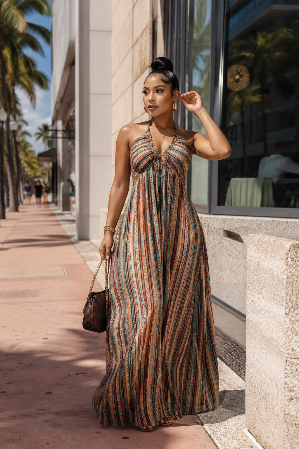 Printed Maxi Dress