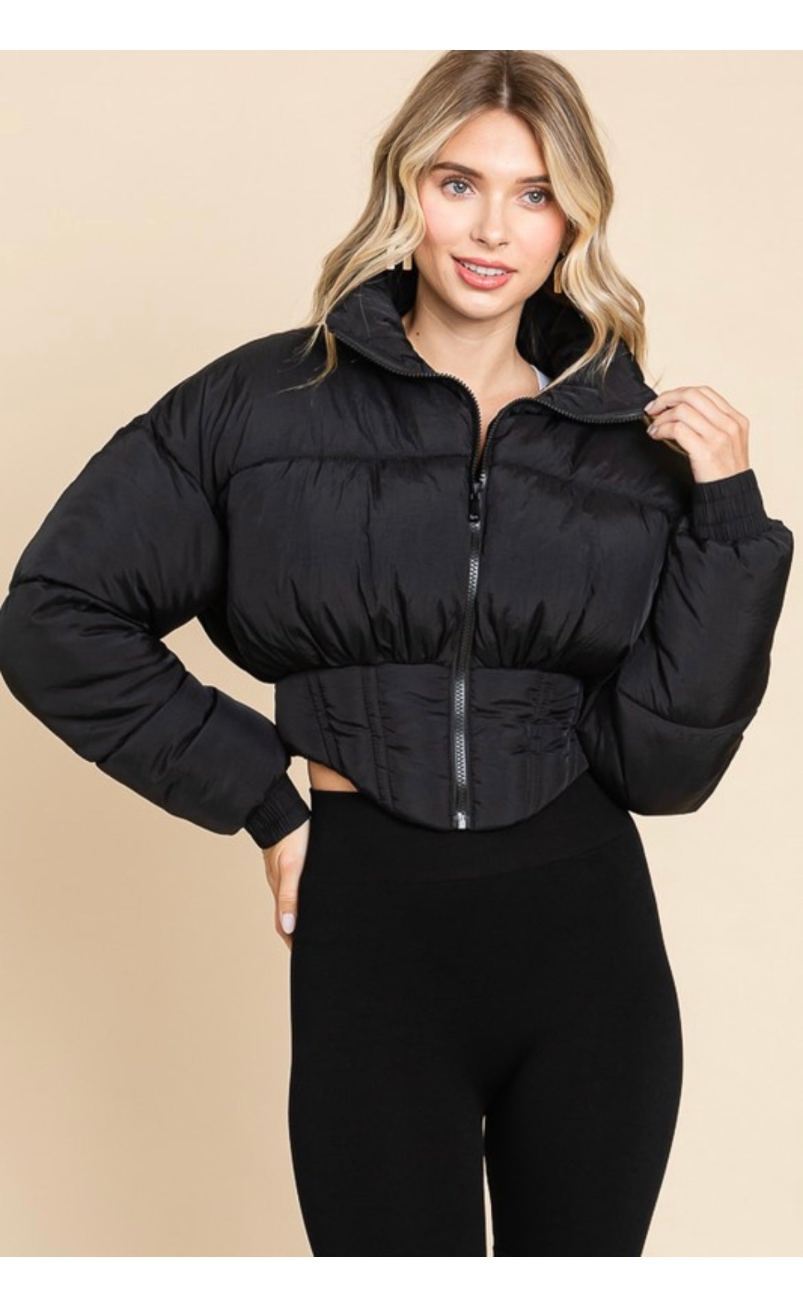 Corset Puffer Coat